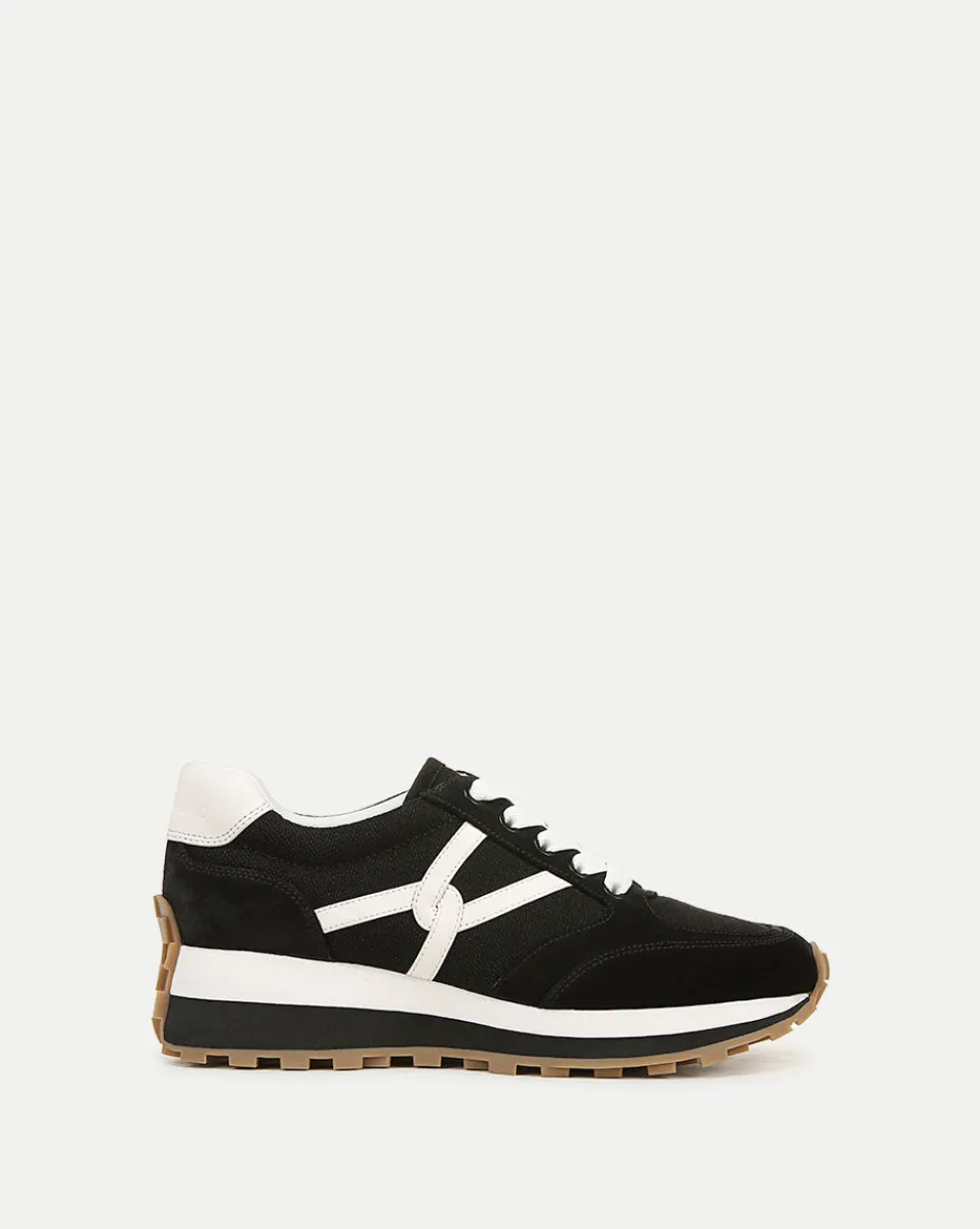 Store Veronica Beard Valentina Sneaker in Black & White Black/White