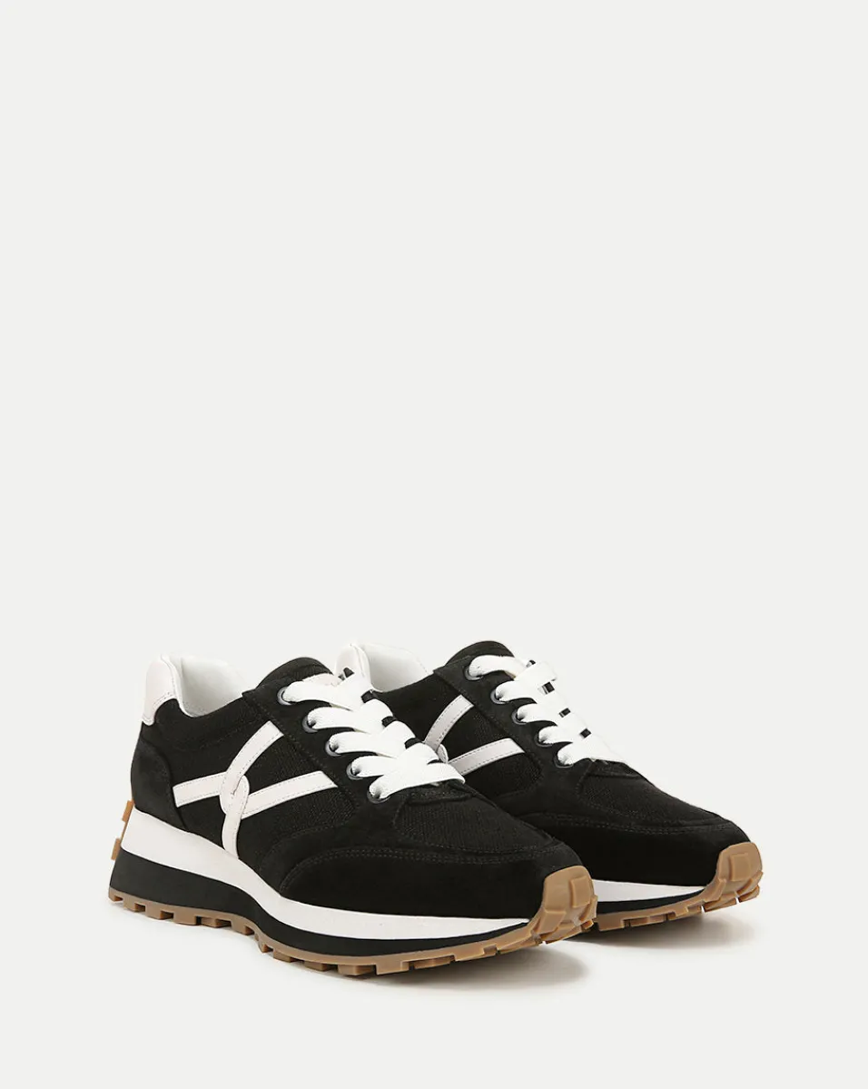 Store Veronica Beard Valentina Sneaker in Black & White Black/White