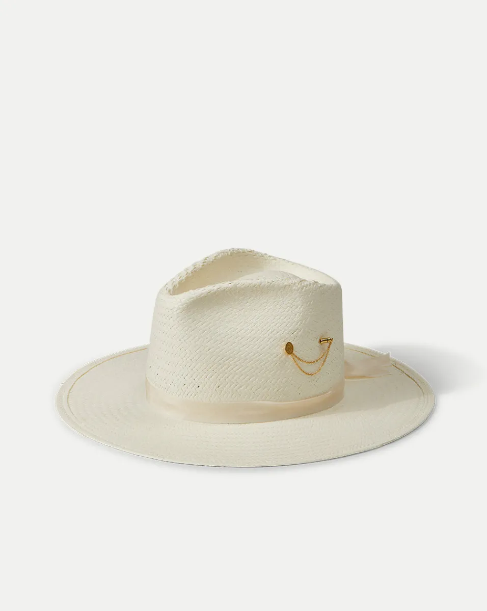 Sale Veronica Beard Wanderer Hat in White