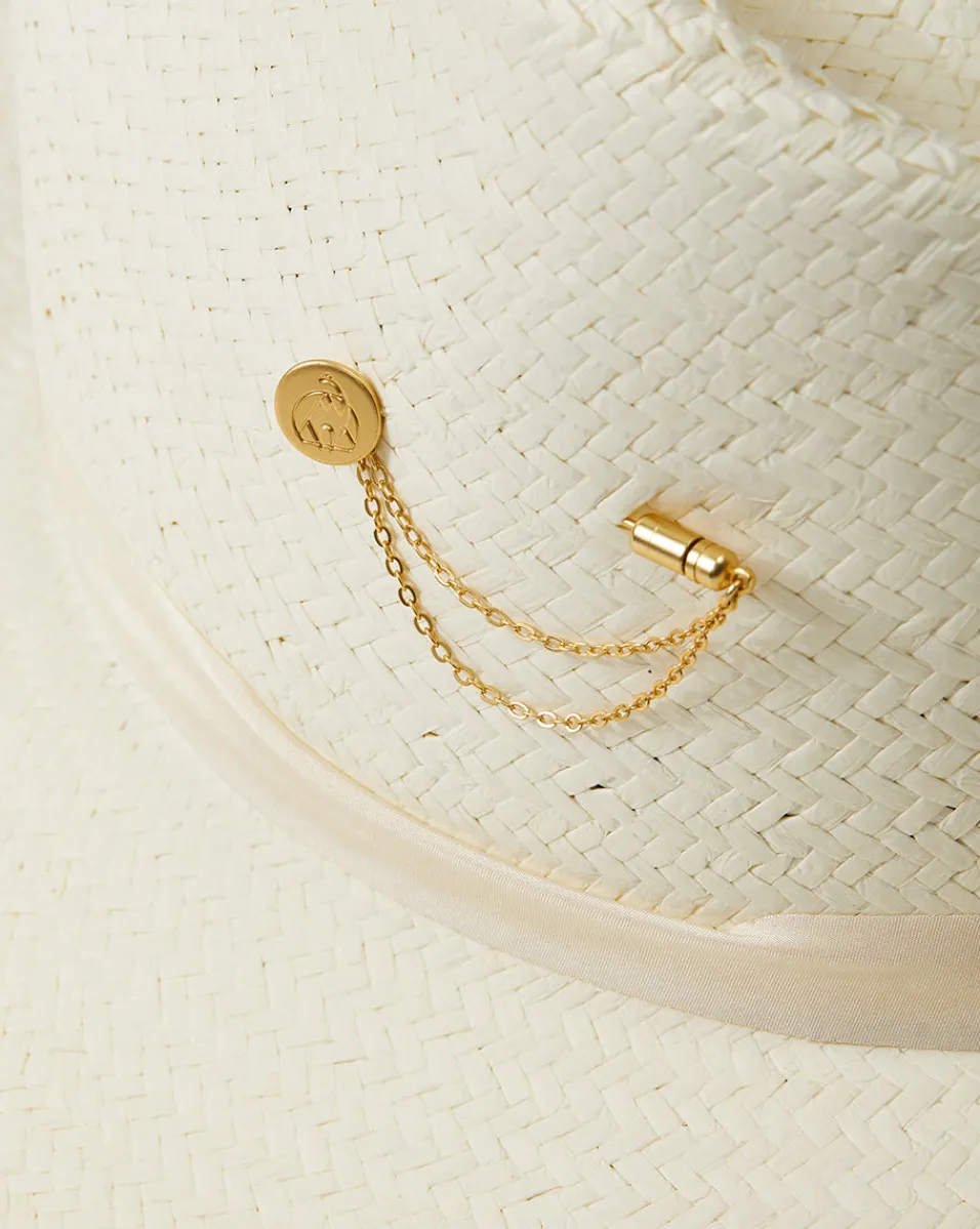 Sale Veronica Beard Wanderer Hat in White