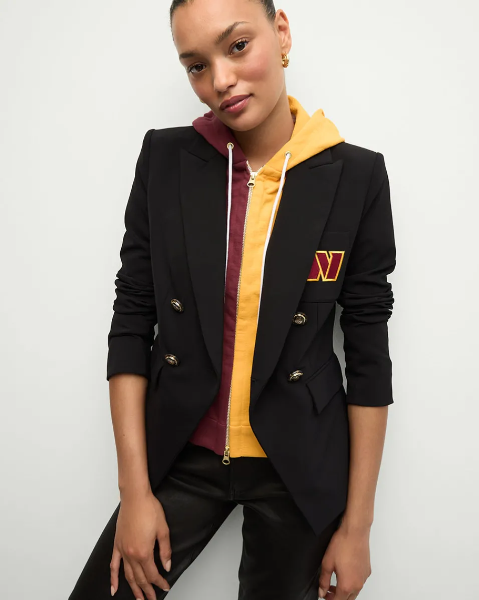 Sale Veronica Beard Washington Commanders Dickey Jacket in Black/Gold WashingtonCommanders