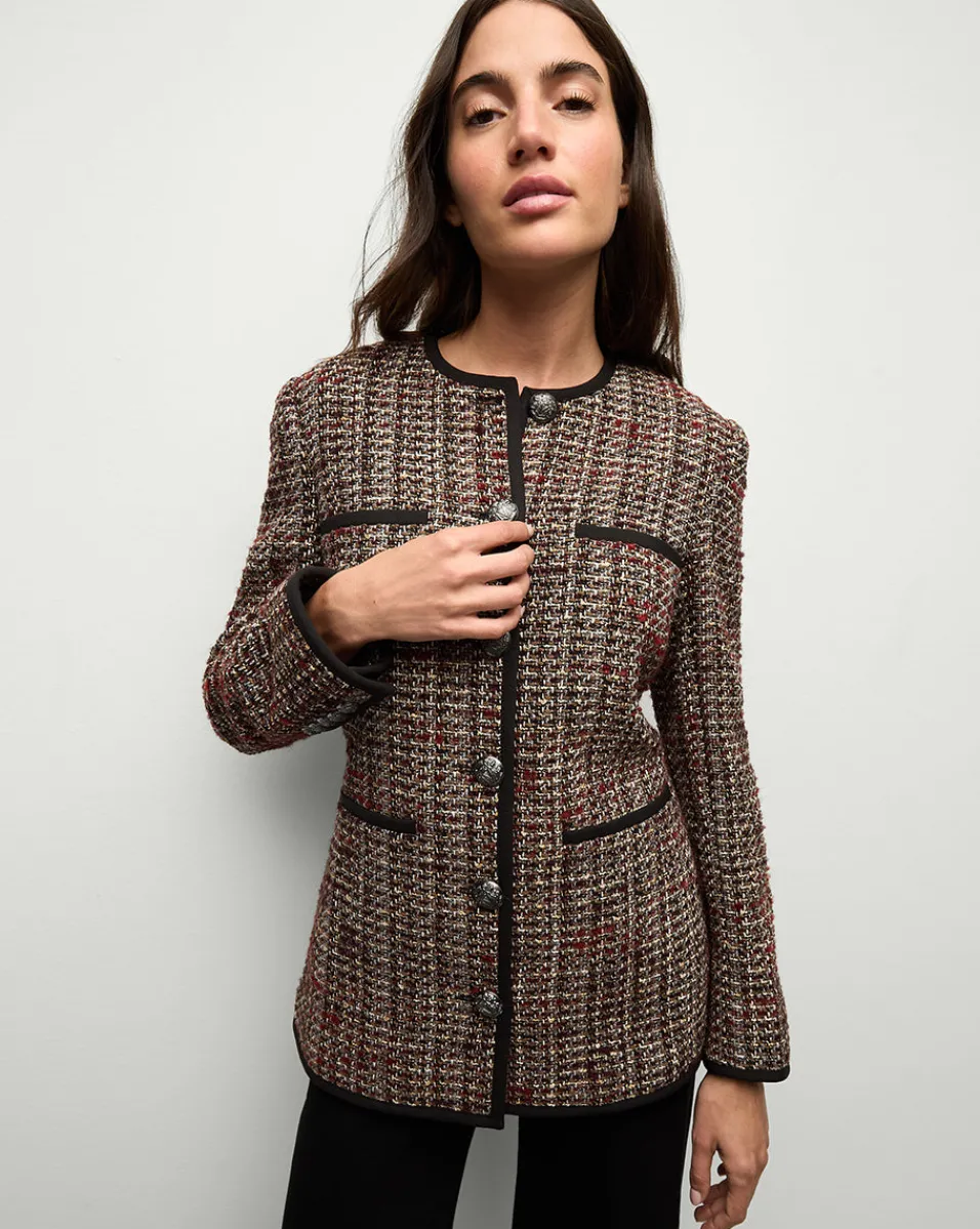 Store Veronica Beard Watkins Dickey Jacket in Grey Multi GreyMulti